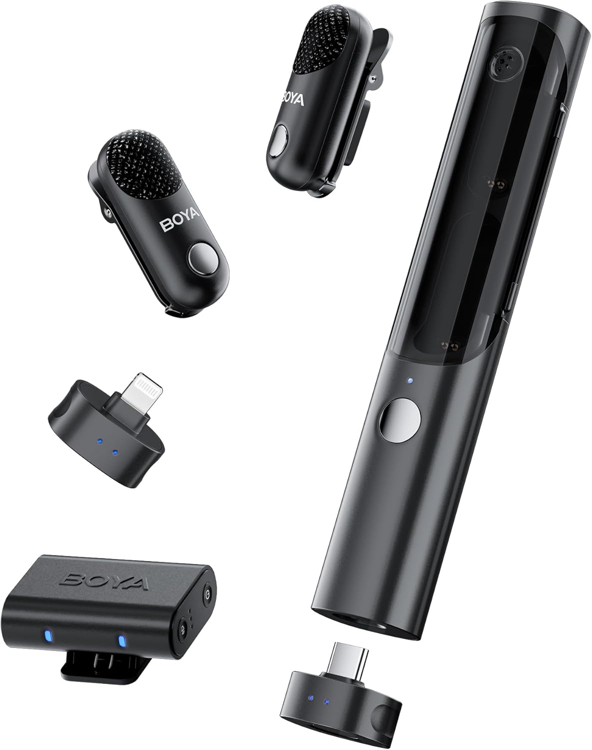 BOYA Magic Microfono Wireless Mini (2TX+3RX) - immagine 1