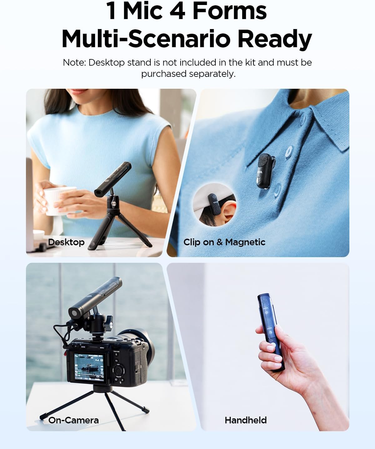 BOYA Magic Microfono Wireless Mini (2TX+3RX) - immagine 5