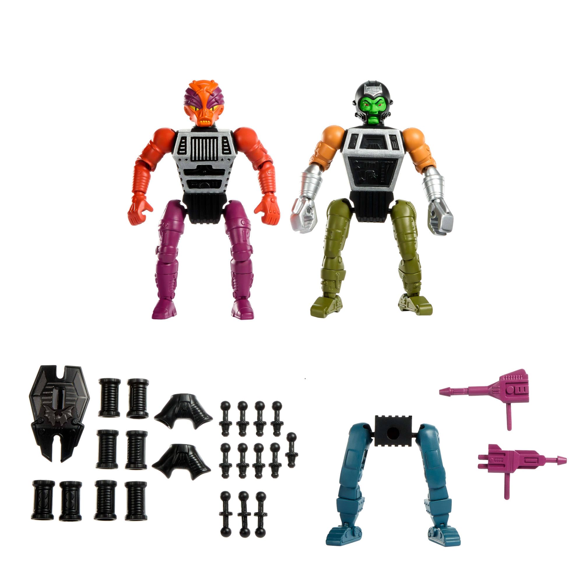 Masters of the Universe Origins - Multi-Bot Collezione Cartoon, perfido Robot con Armi della serie TV MOTU anni '80, design dettagliato con 43 parti modulari, 6+ anni, JKC46