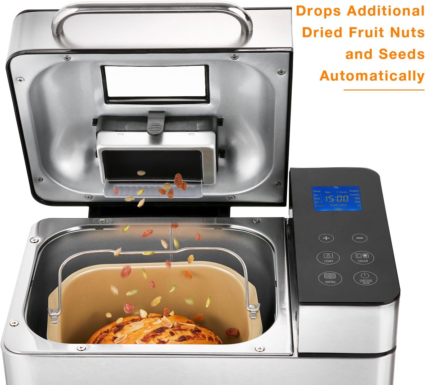 COOCHEER Macchina per il Pane Automatica 19 Programmi - immagine 4