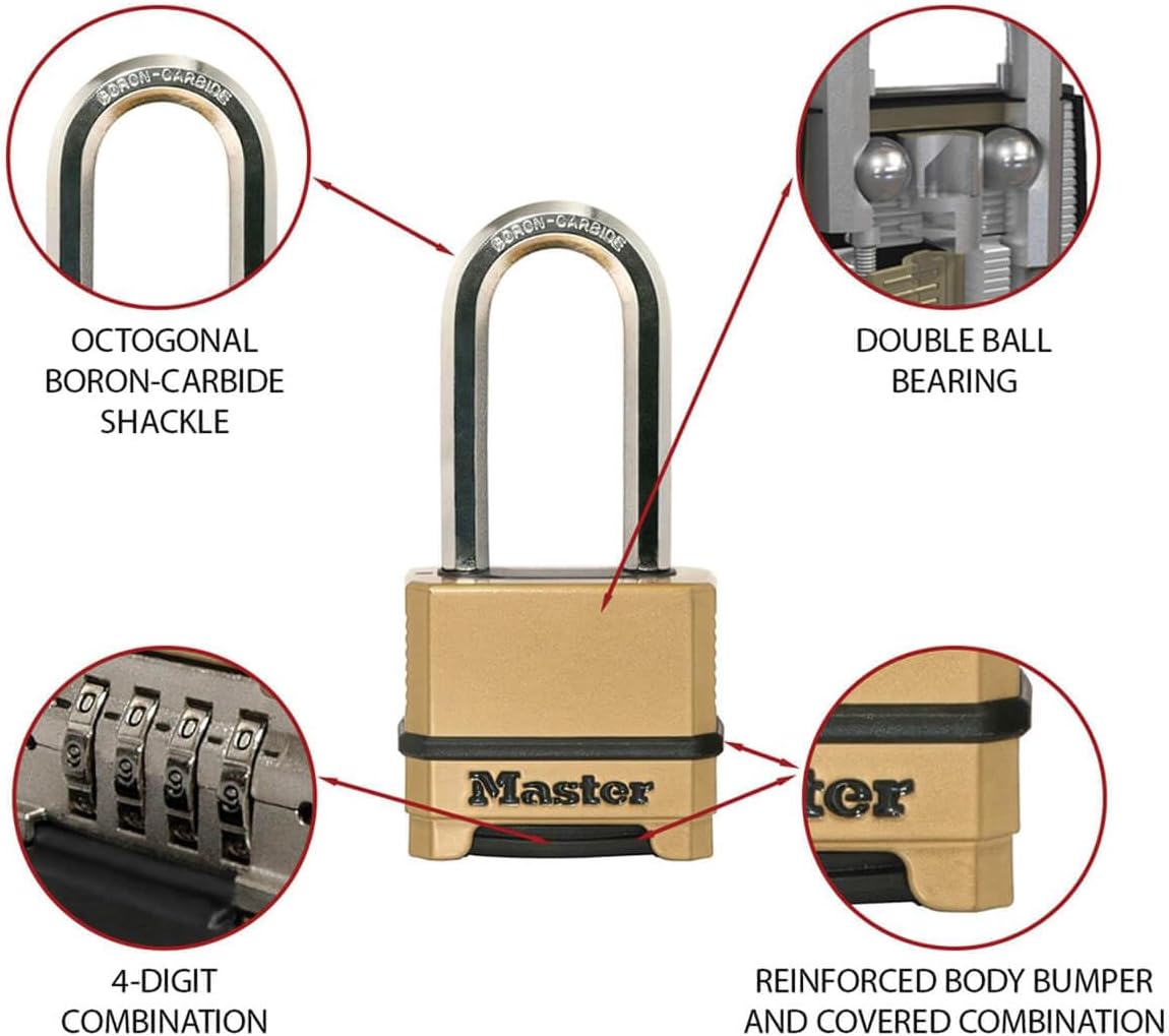 Master Lock Lucchetto Alta Sicurezza M175EURDLH - immagine 4