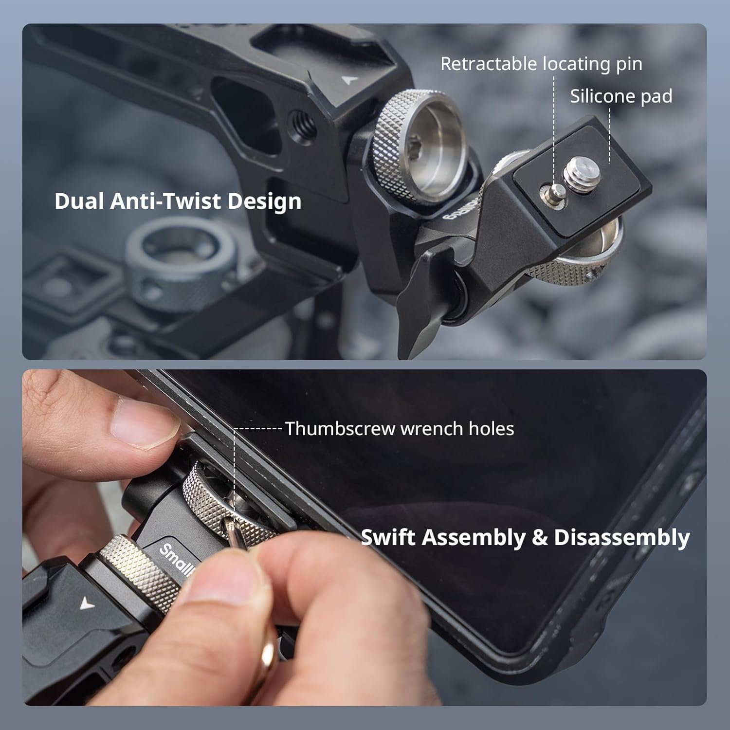 Smallrig Top Handle con Supporto Monitor 5323 - immagine 6