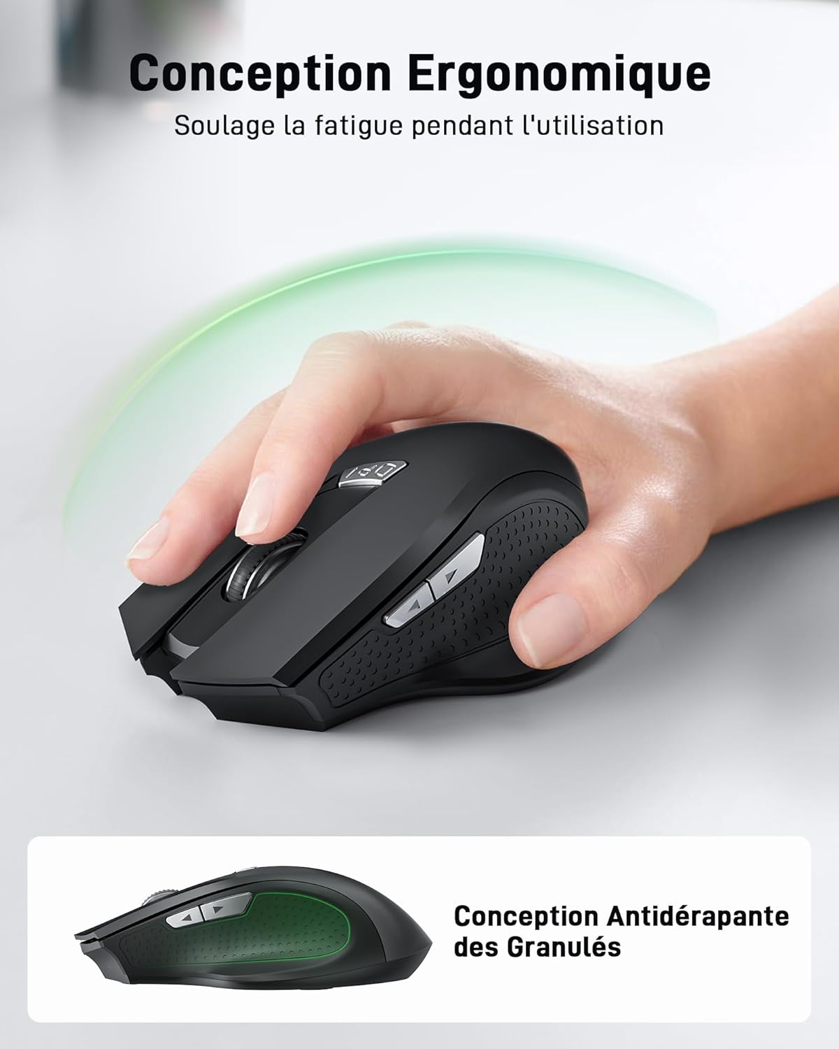 Acer Mouse Wireless USB 2.4 GHz Ergonomico - immagine 3