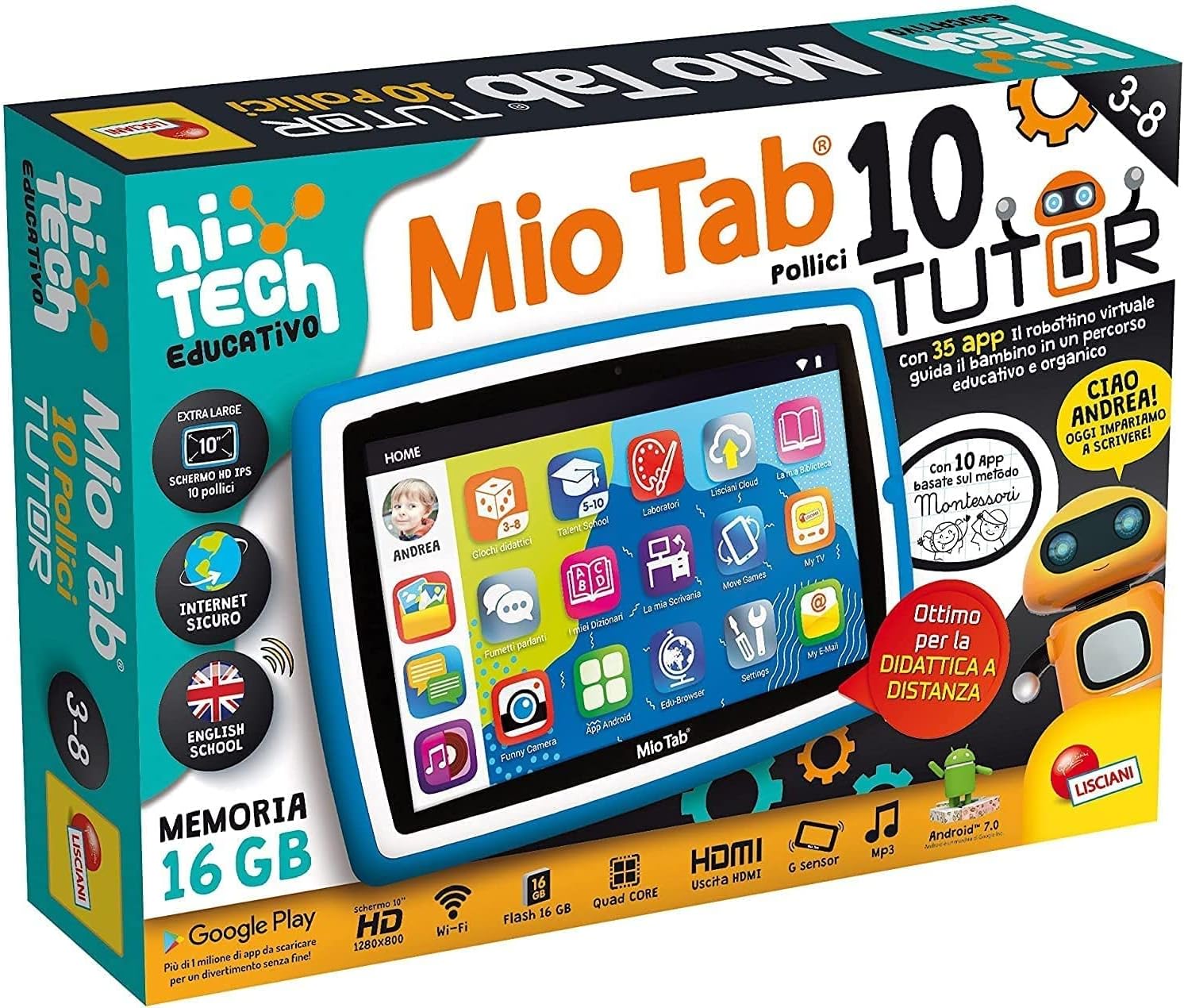 Liscianigiochi Mio Tab 10" Tutor XL 2021 - immagine 1