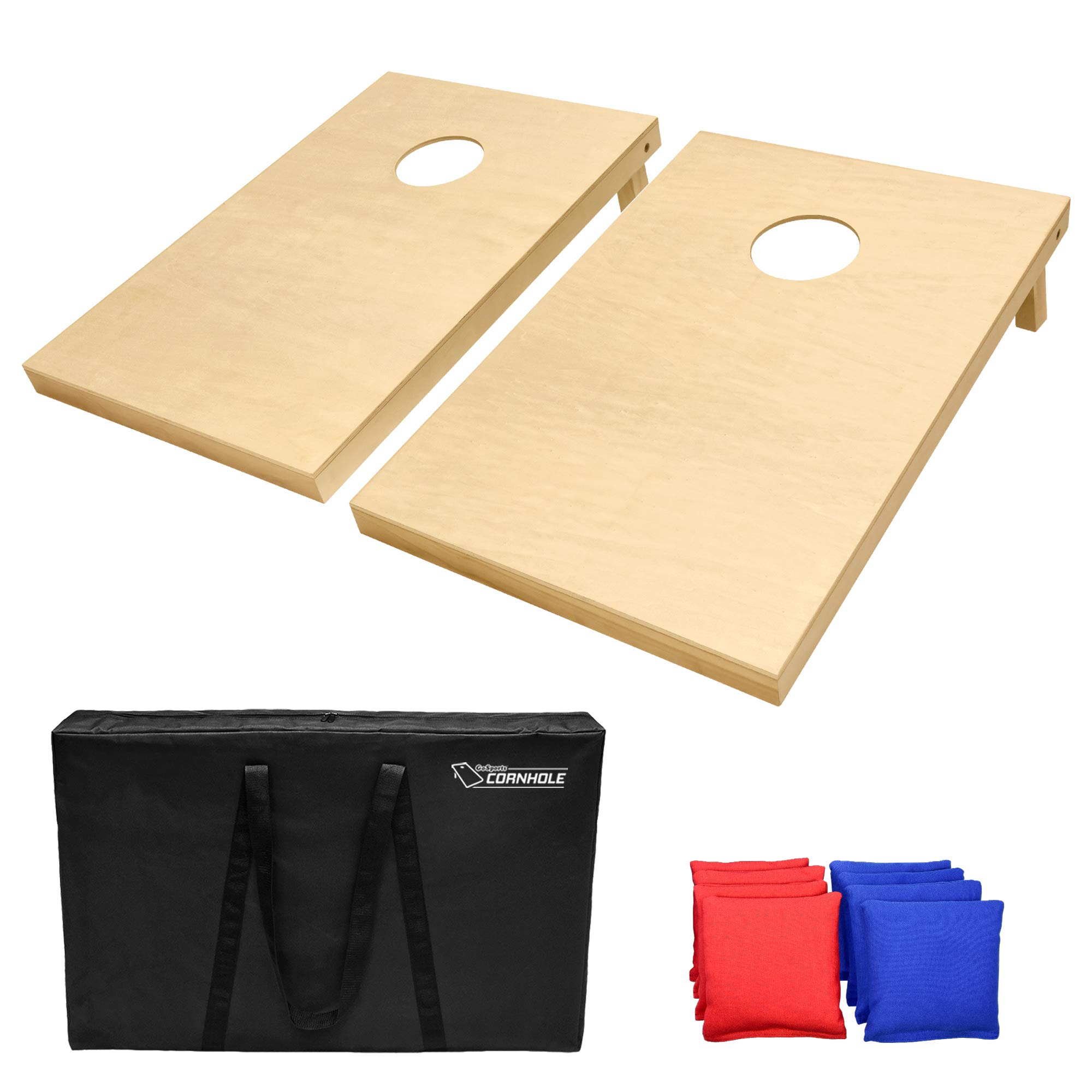 GoSports Set da Gioco Cornhole in Legno Massello
