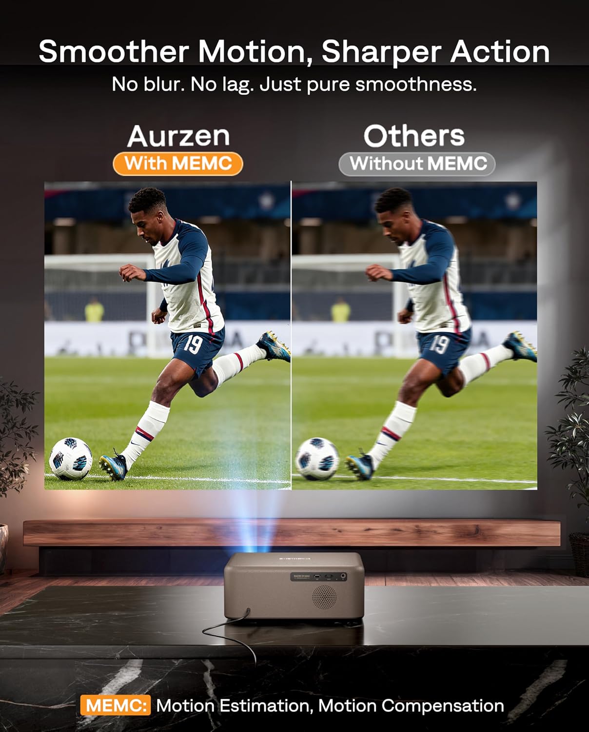 Aurzen EAZZE D1 MAX Proiettore con Google TV 14.0 - immagine 4