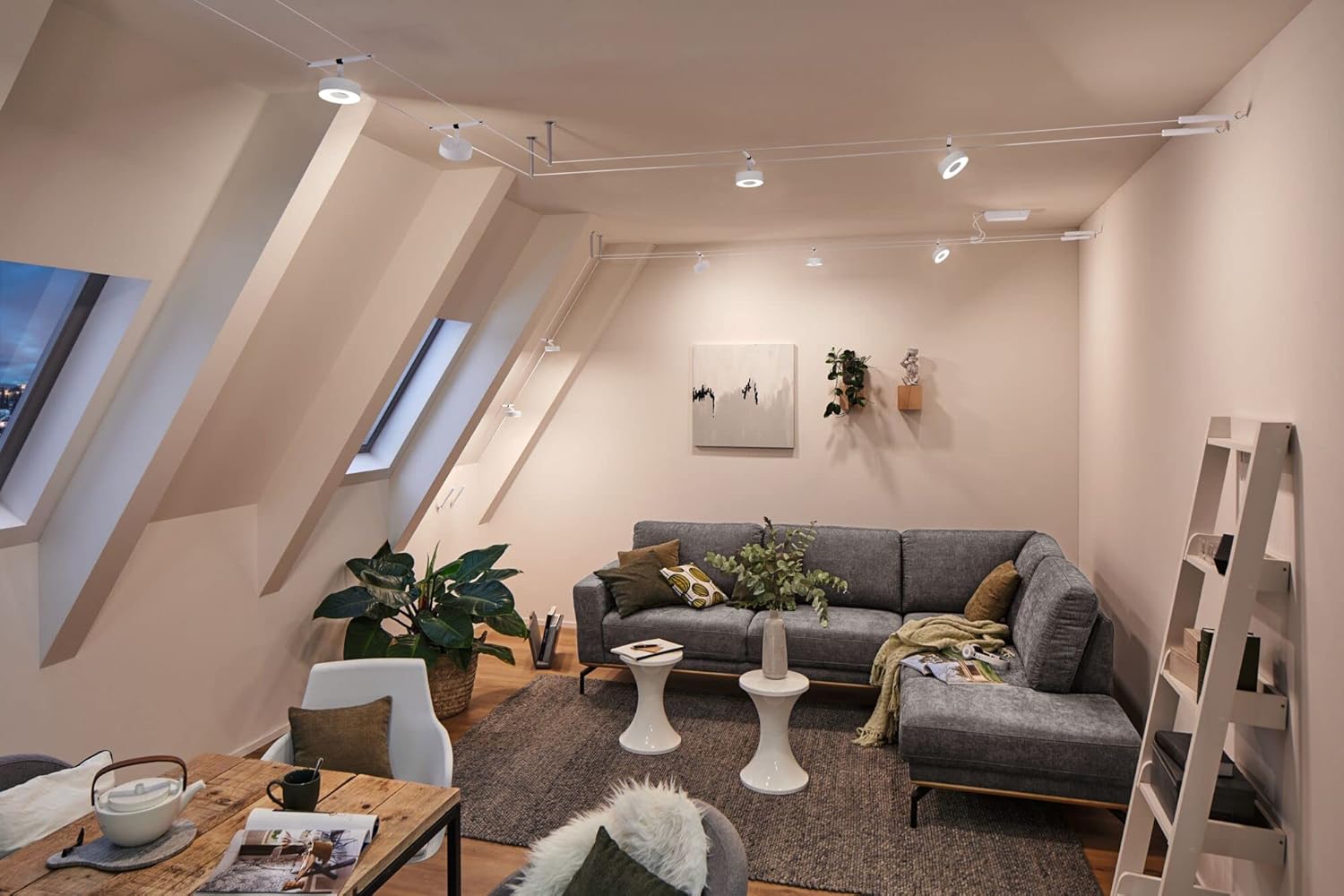 Paulmann Circle 94477 - Set Base LED 5x5W, Cromo - immagine 2