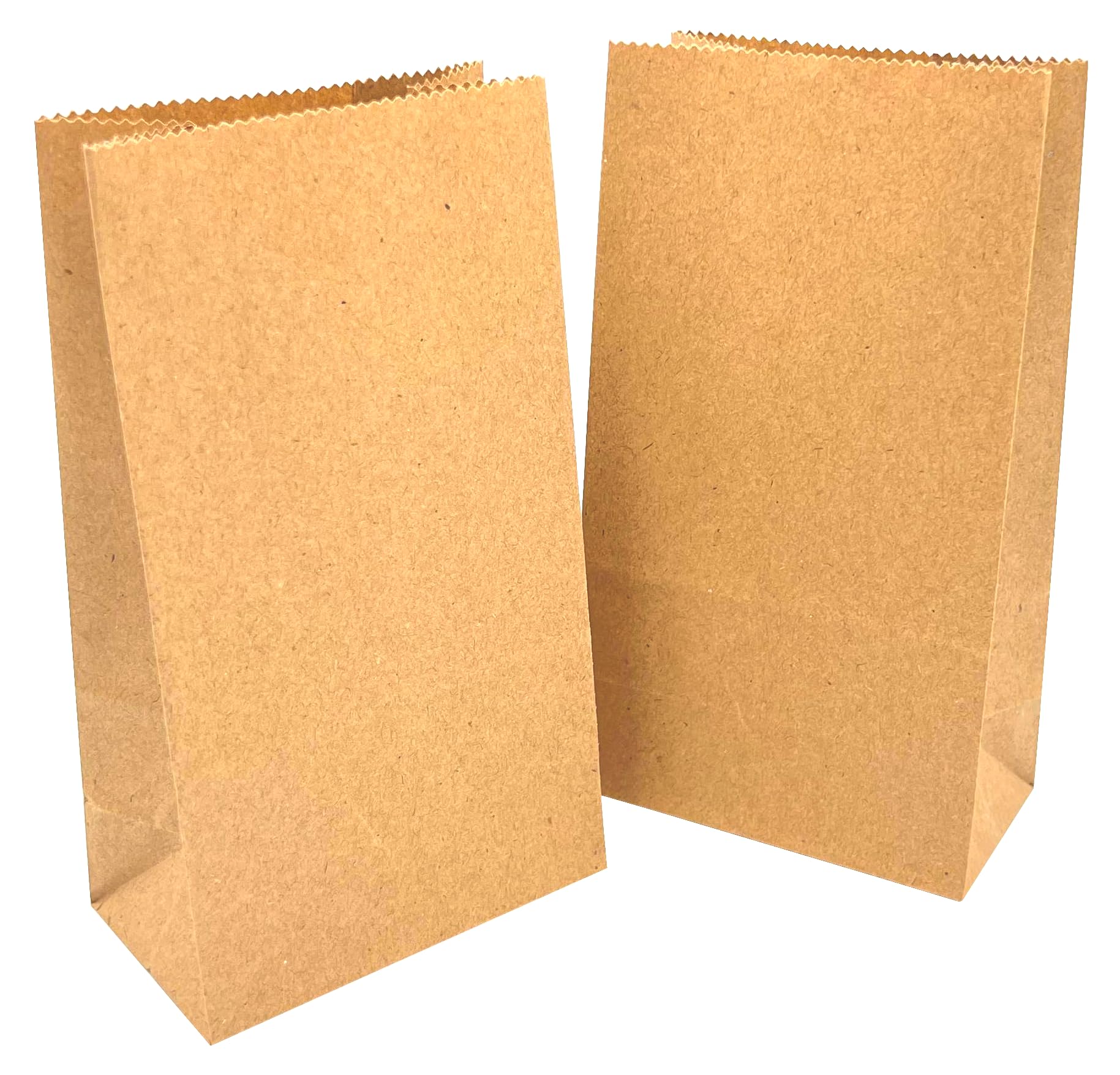 Paknor® 100 Sacchetti di Carta Marrone 9x16x5 cm