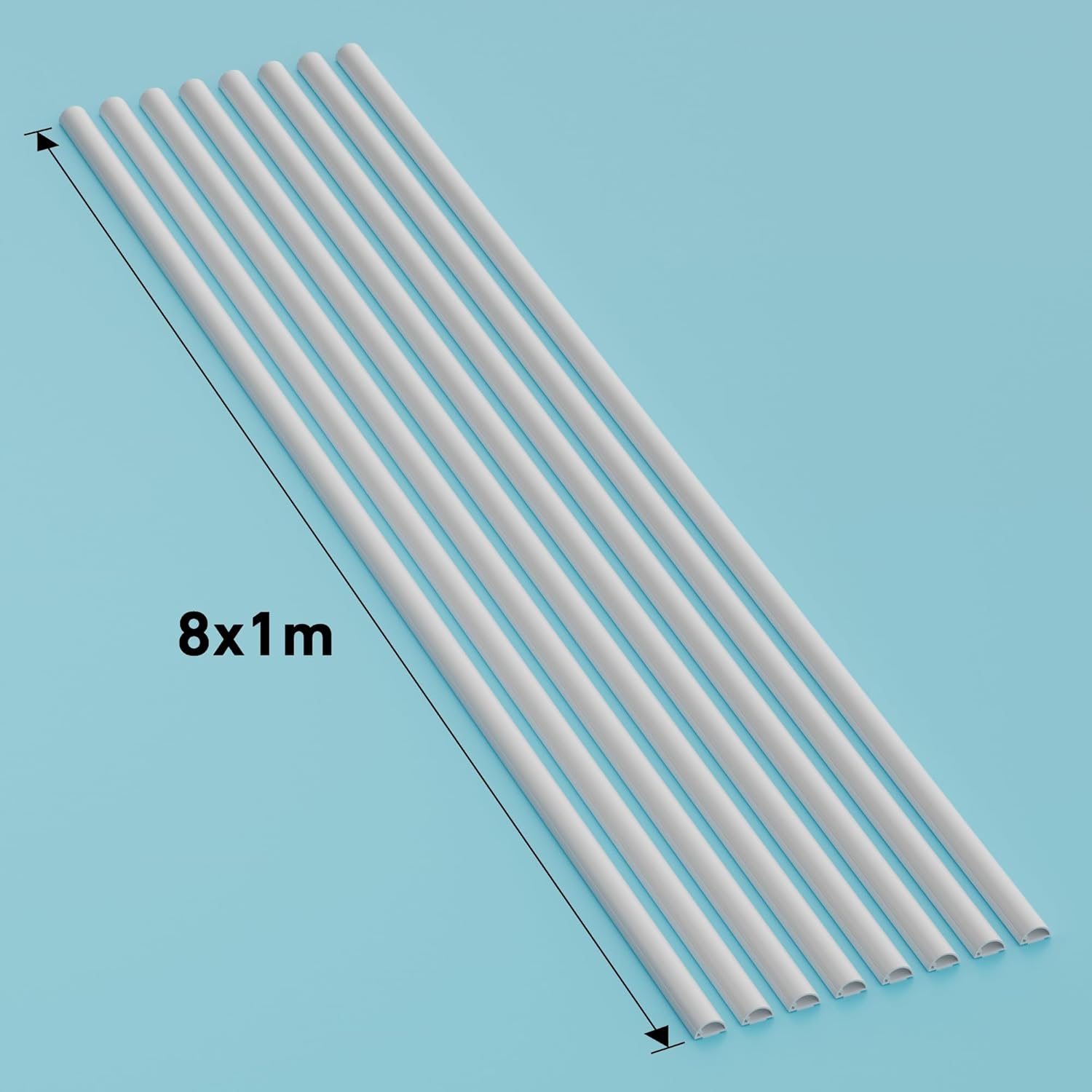 D-line Micro+ Passacavi Canalina Pavimento Bianco - immagine 4