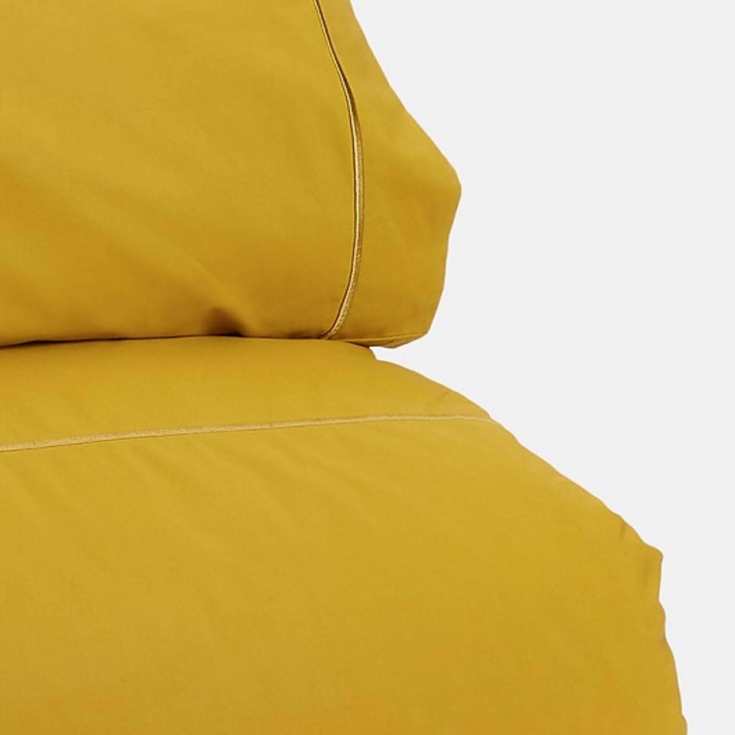 Bianca Plain Dyed Percale Mustard - immagine 2