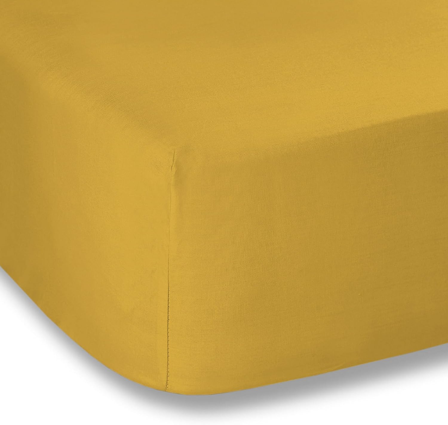 Bianca Plain Dyed Percale Mustard - immagine 4