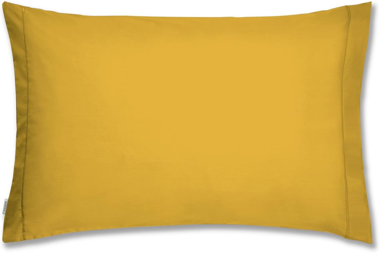 Bianca Plain Dyed Percale Mustard - immagine 5