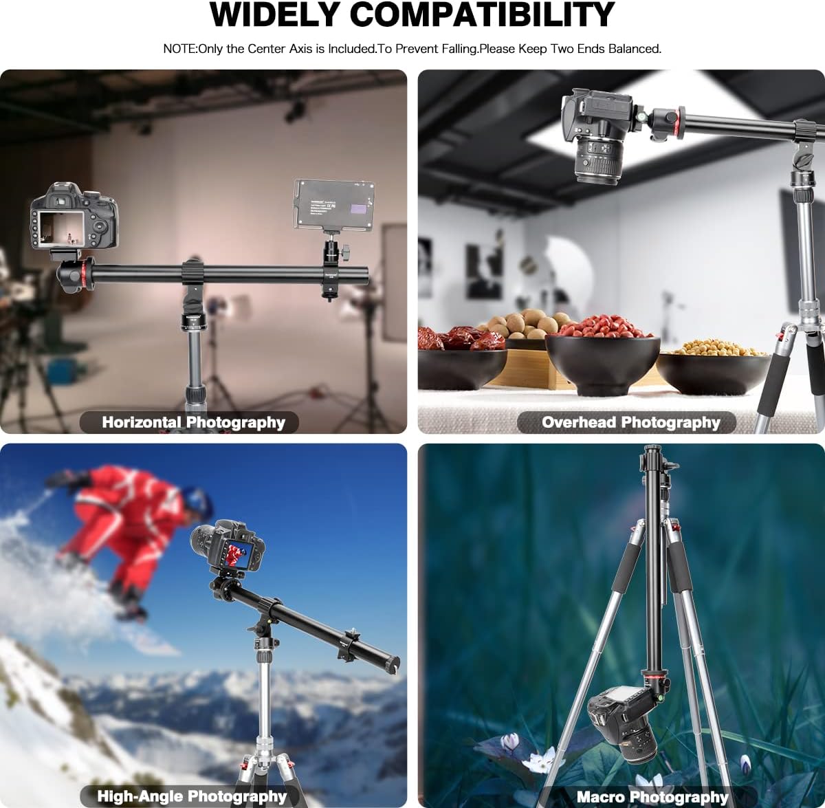 Koolehaoda Braccio Treppiede per Fotocamera 42cm - immagine 7