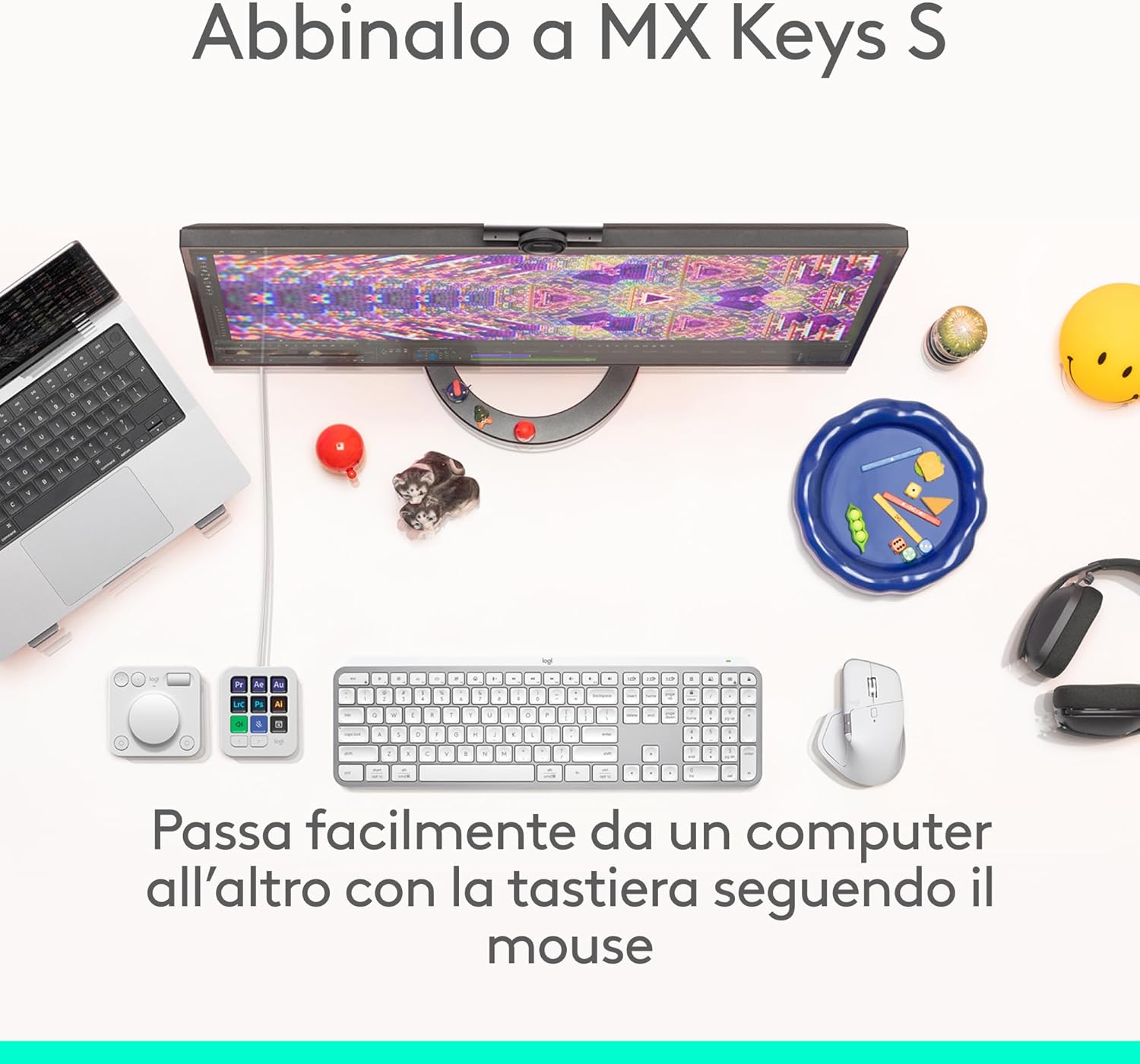 Logitech MX Master 4 - Mouse Wireless Ergonomico - immagine 7