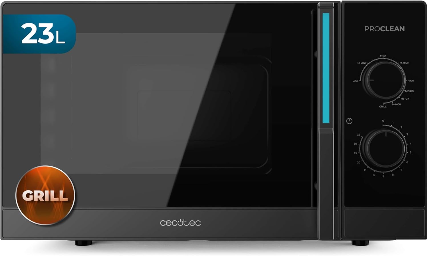 Cecotec Microonde Meccanico con Grill 23L Proclean 4120 - immagine 1