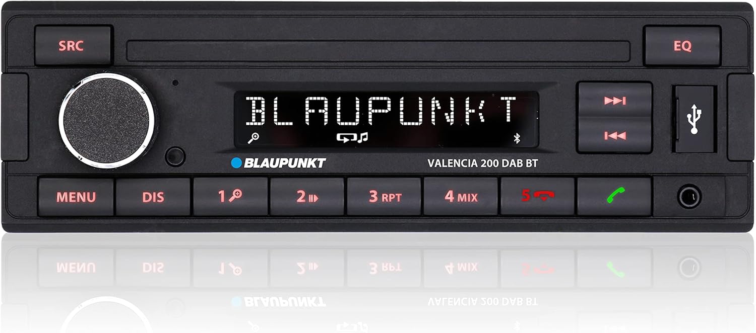 BLAUPUNKT Valencia 200 DAB BT - Bluetooth | DAB | USB | Autoradio - immagine 1