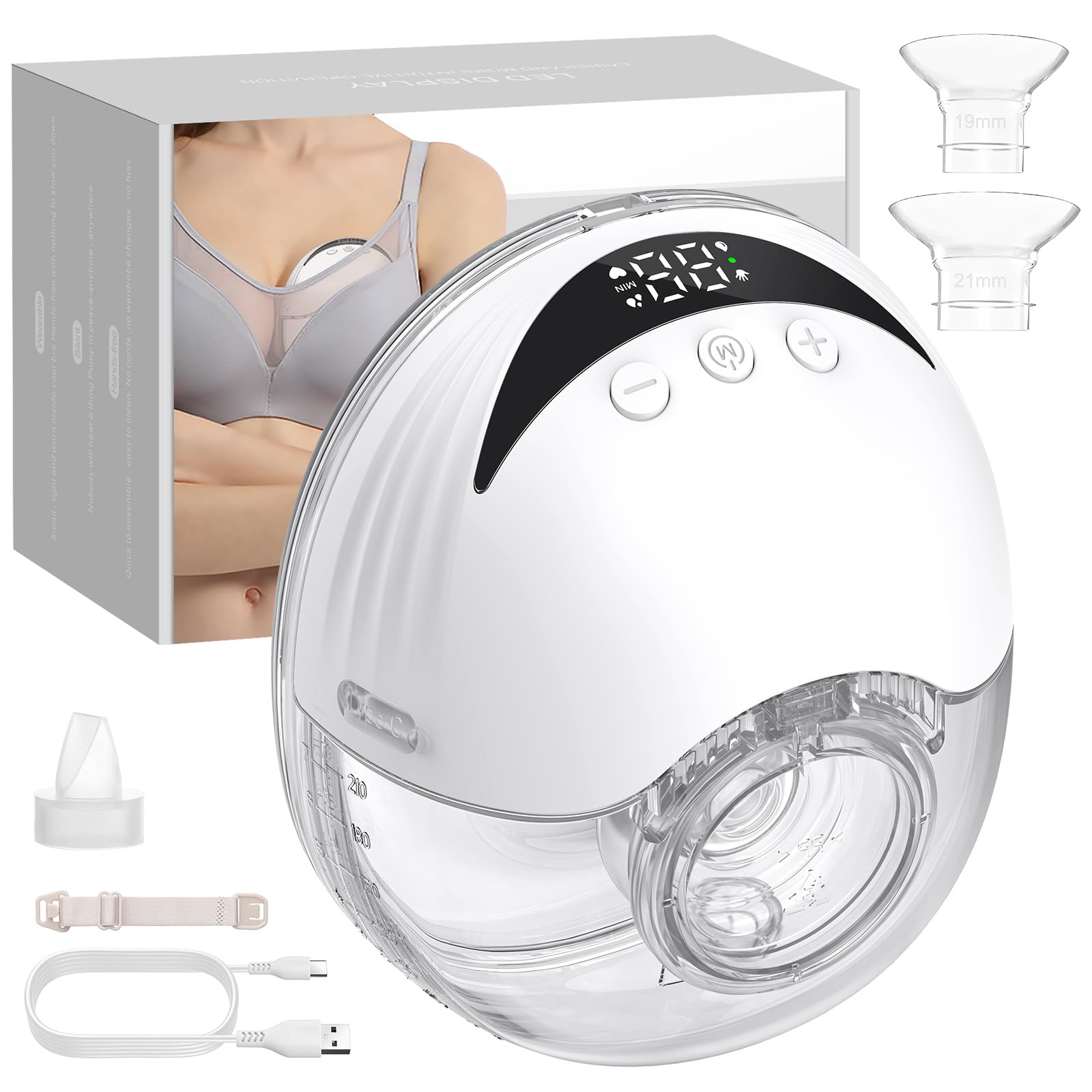 Esynic Tiralatte Elettrico Indossabile 210ML