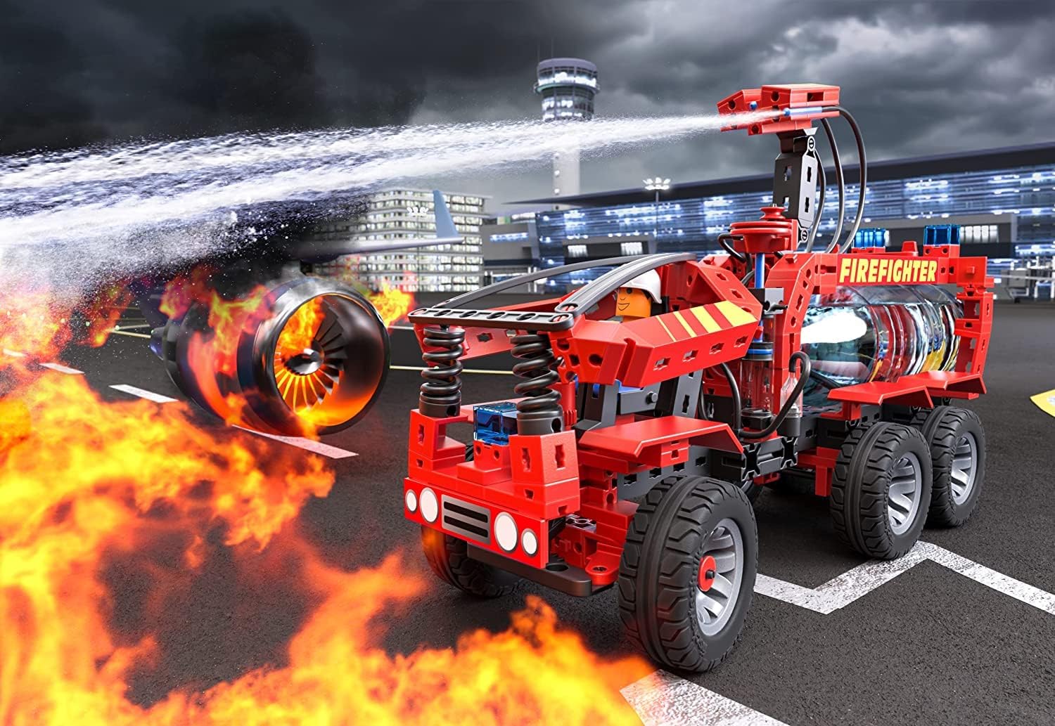 fischertechnik Firefighter, Colore Nero, 564069 - immagine 2