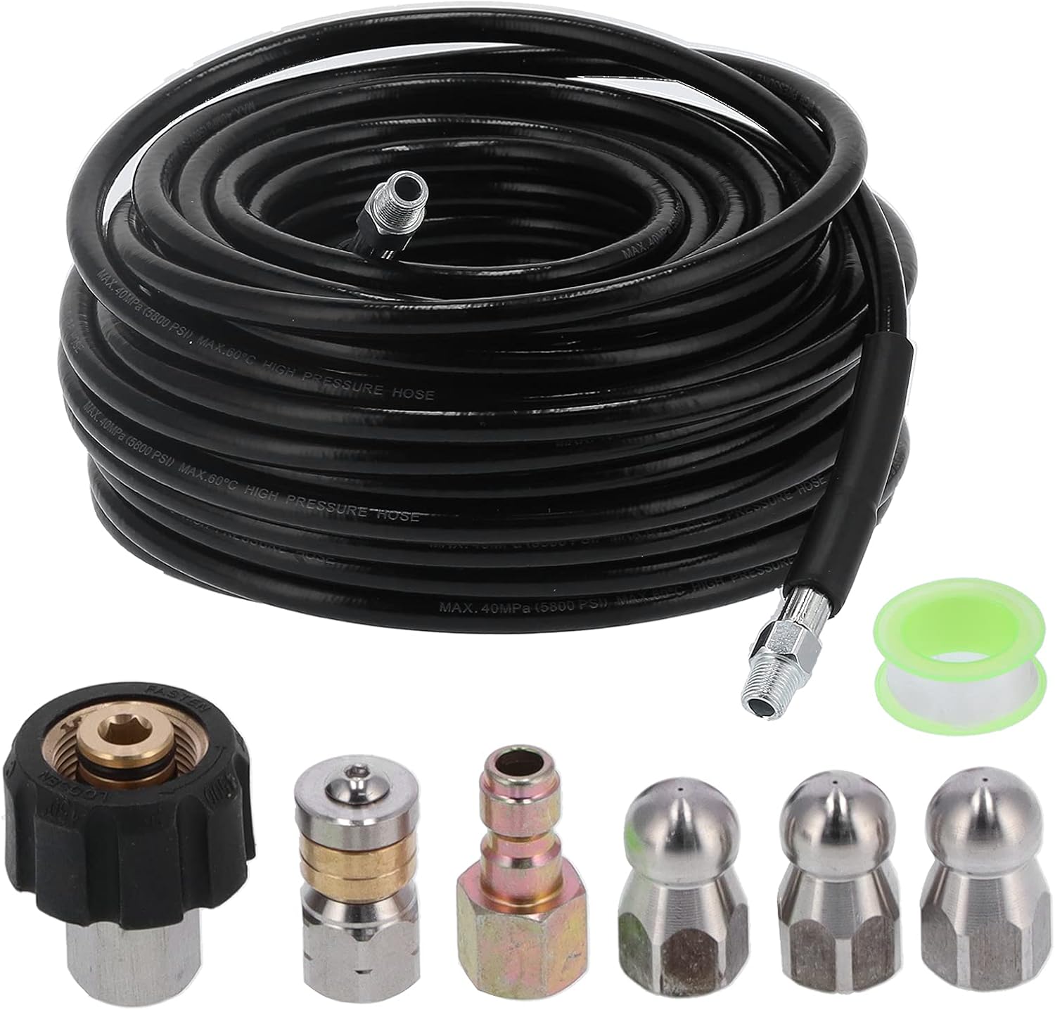 Kit Tubi di Pulizia ad Alta Pressione 30m