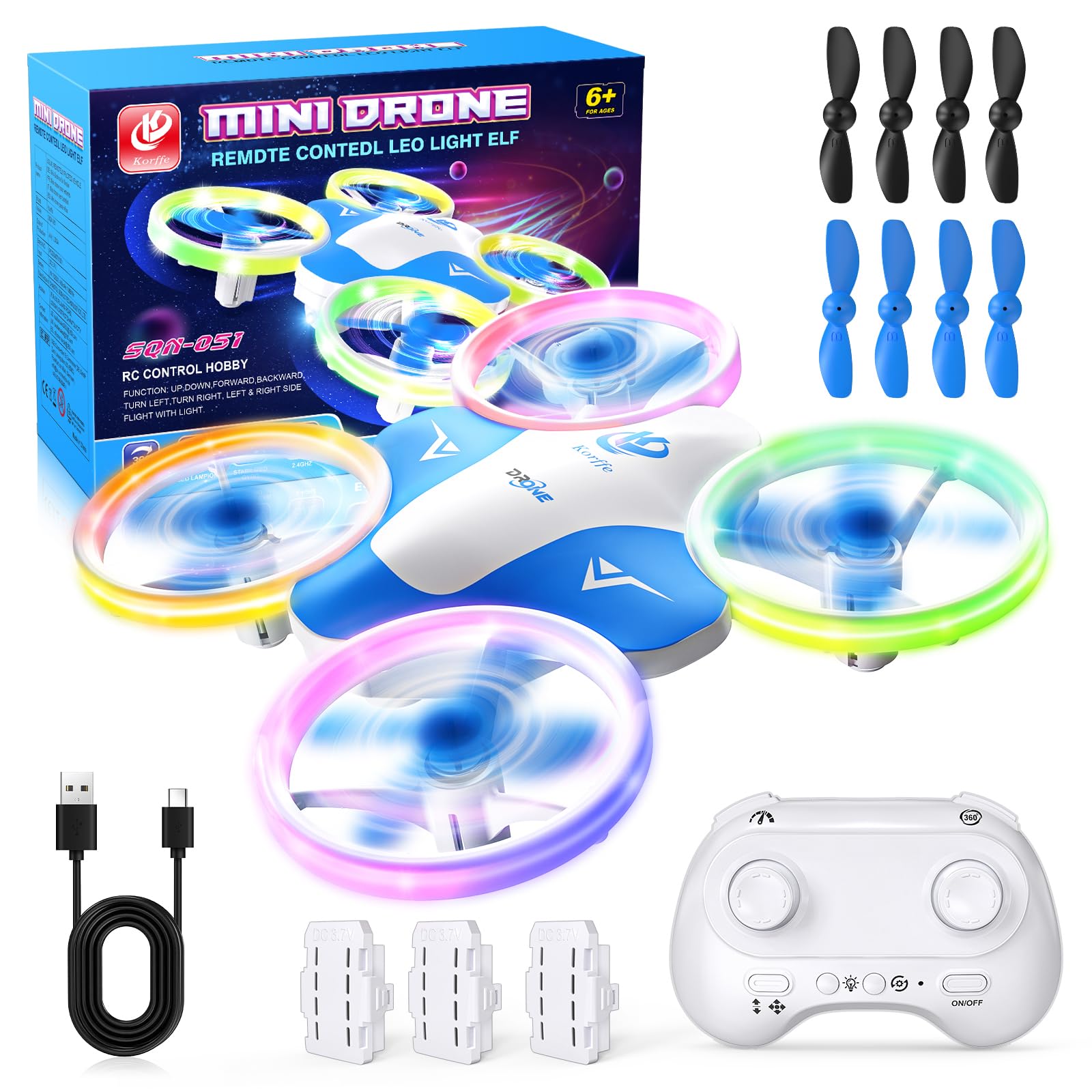 Mini Drone per Bambini con Luci LED