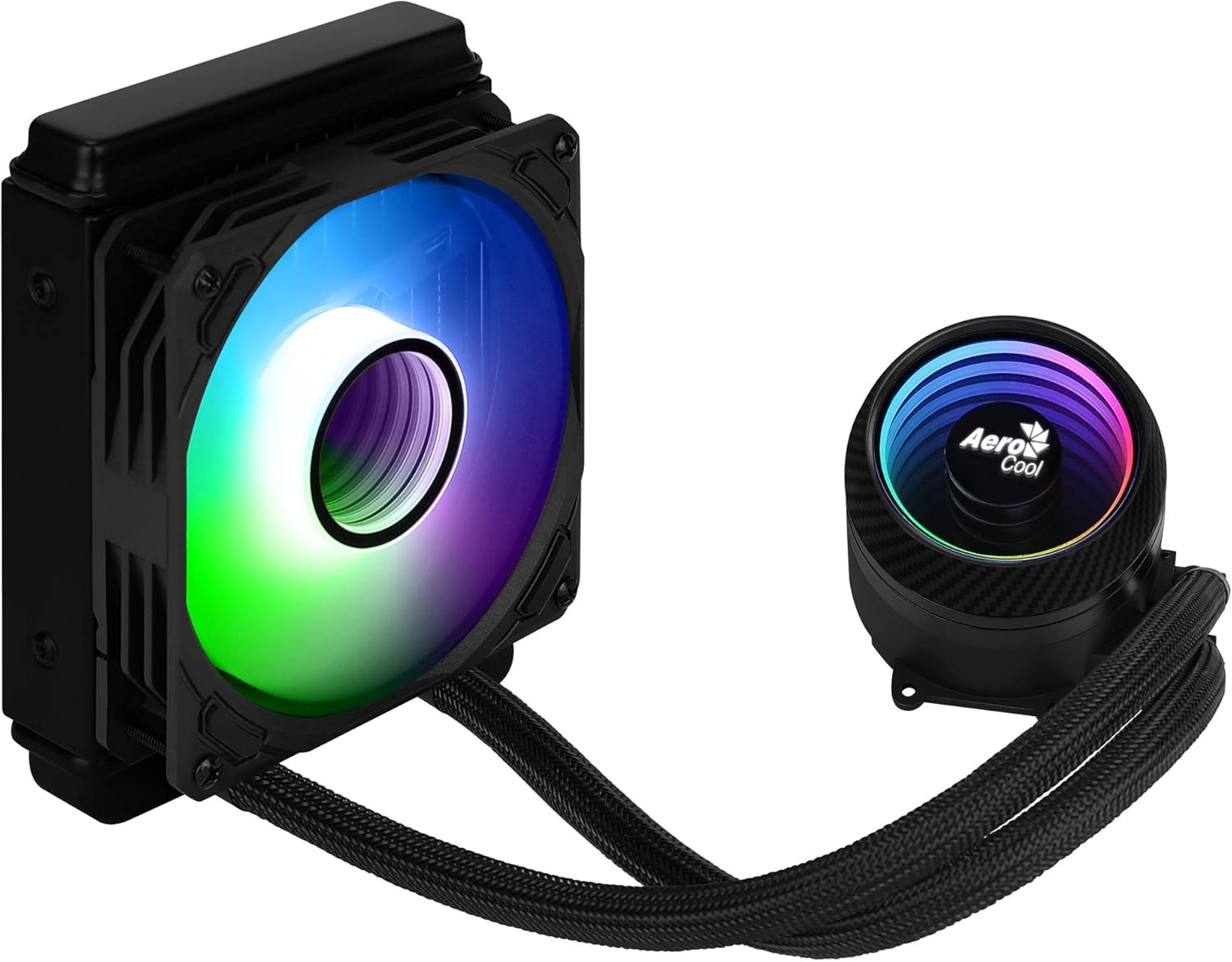 Aerocool MIRAGEL120 - Raffreddamento Liquido CPU, Nero - immagine 2