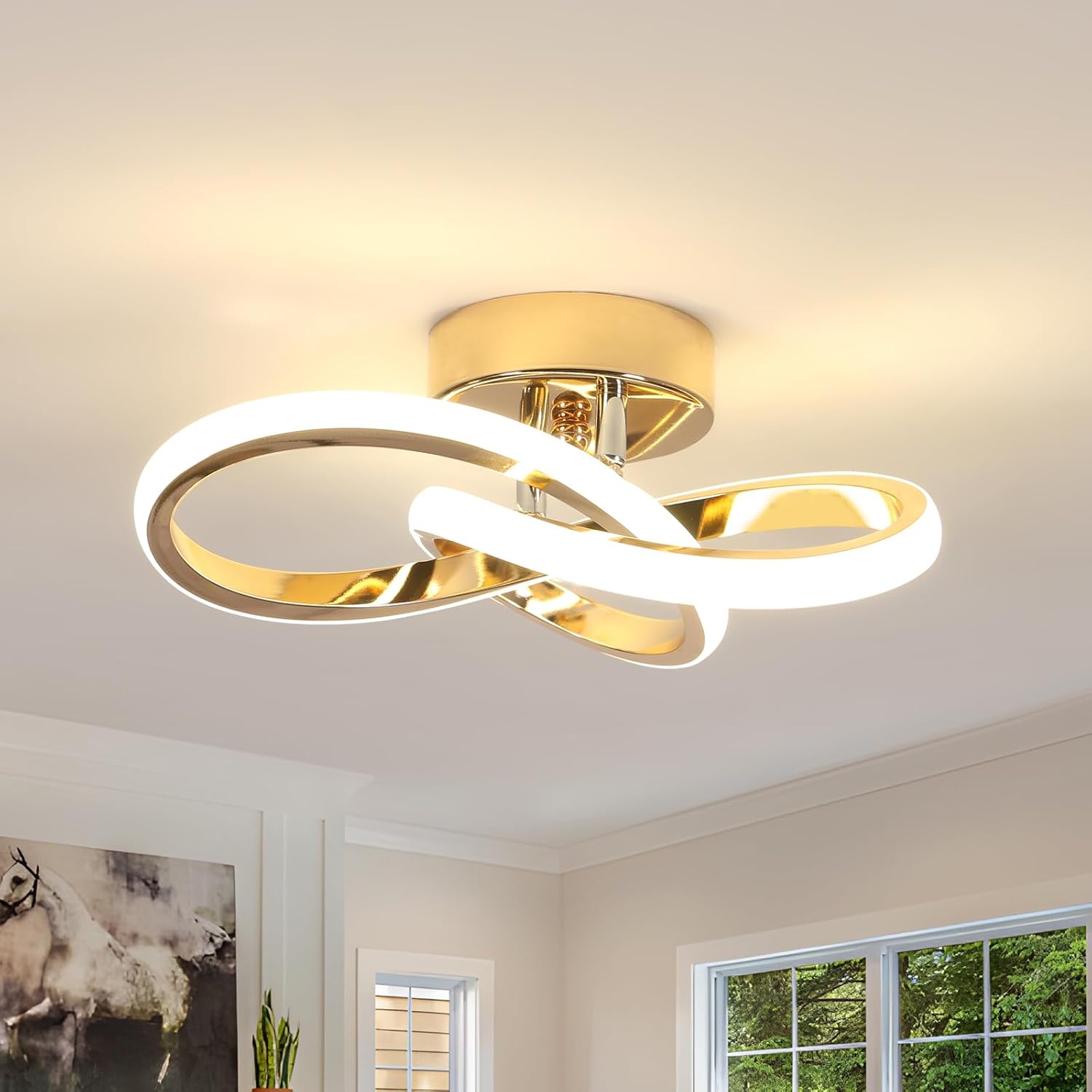 Delipop Plafoniera LED Soffitto Moderna 22W 2500 LM - immagine 2