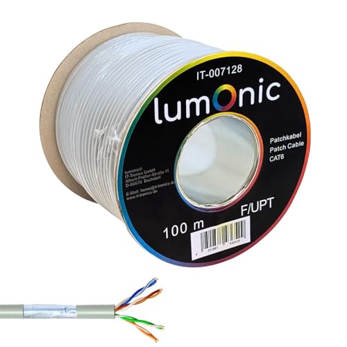 Lumonic Cavo di Rete CAT 6 F/UTP 100m
