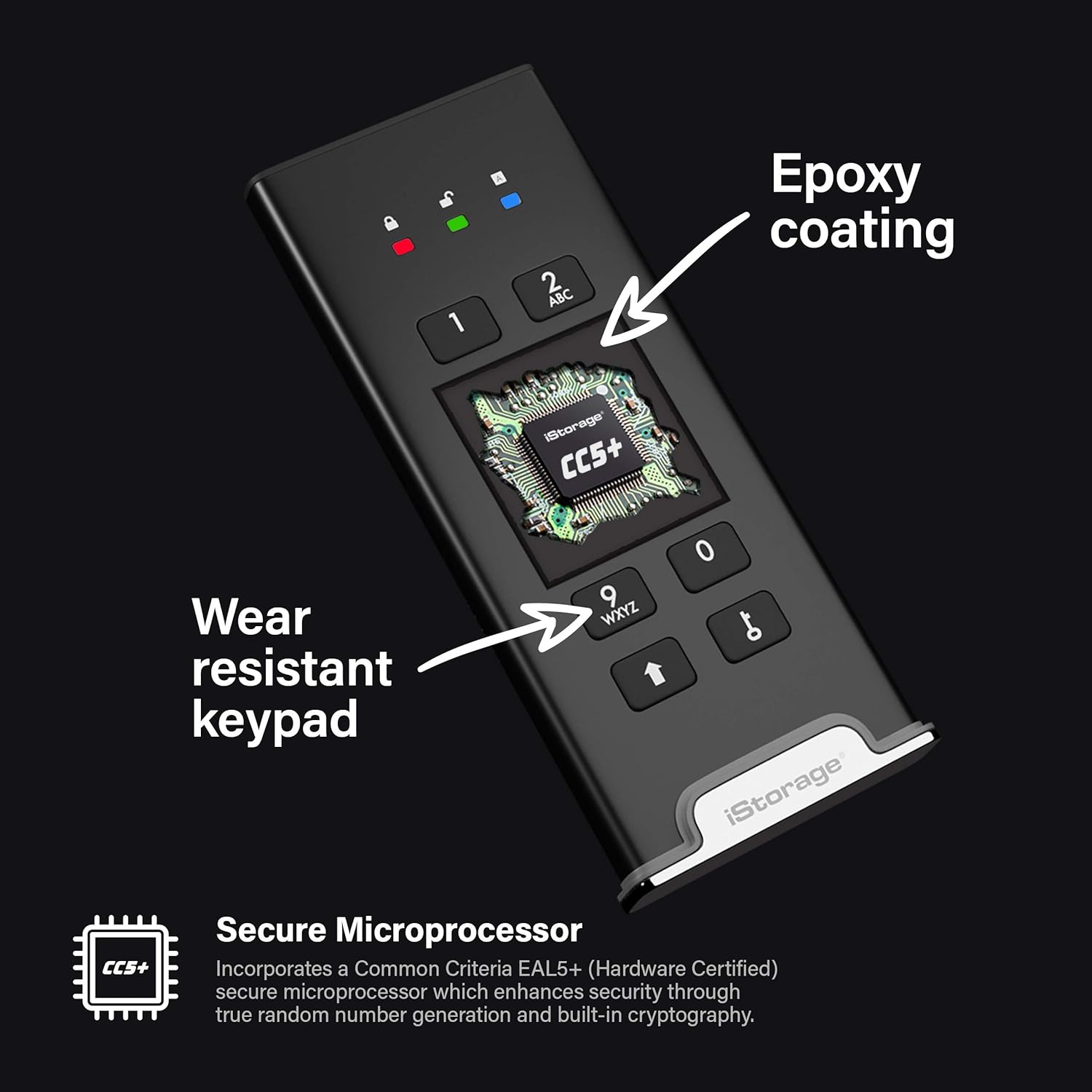 Istorage diskAshur M2 SSD Portatile USB 3.2 2 TB - immagine 3