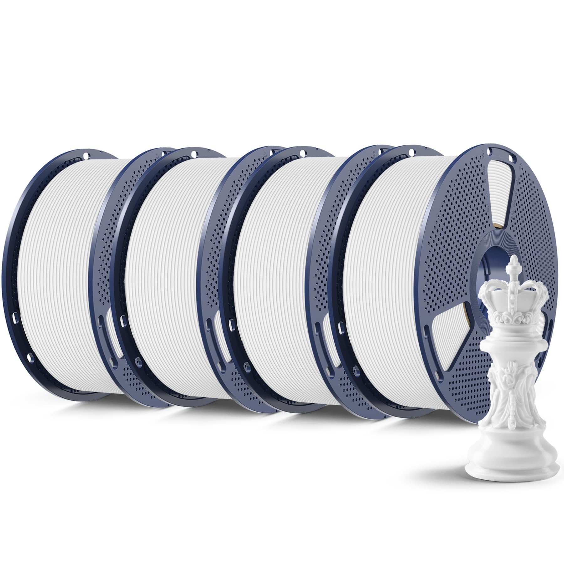 Sunlu 4KG High Speed Matte PLA Filament Bianco