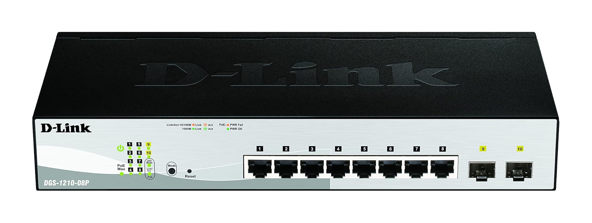 D-link DGS-1210-08P/E Smart Switch Gestito 8 Porte PoE