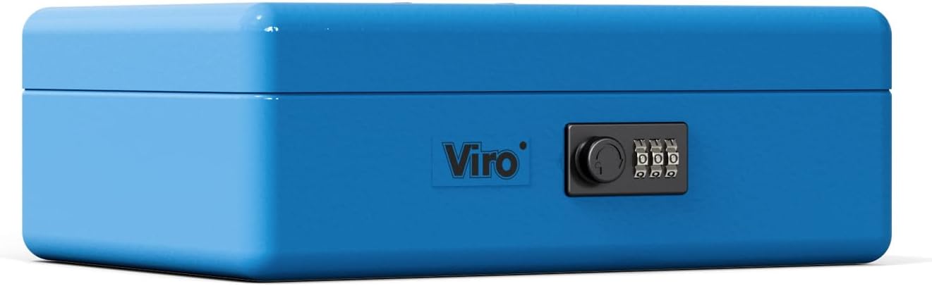 Viro | Cassetta di Sicurezza a Combinazione Variabile Blu - immagine 2