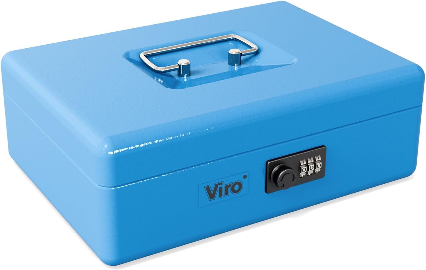Viro | Cassetta di Sicurezza a Combinazione Variabile Blu - immagine 3