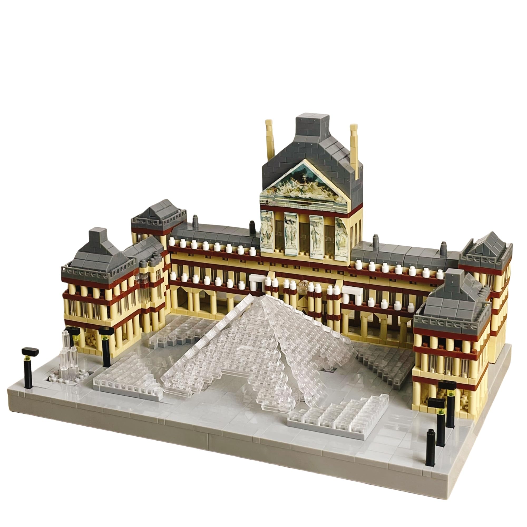 Alltogetho Louvre Micro Mini Building Blocks Architettura