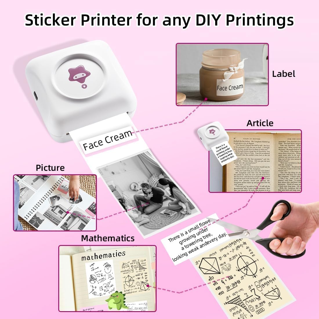 Vretti TP2-Y Mini Stampante Termica Tascabile - immagine 4