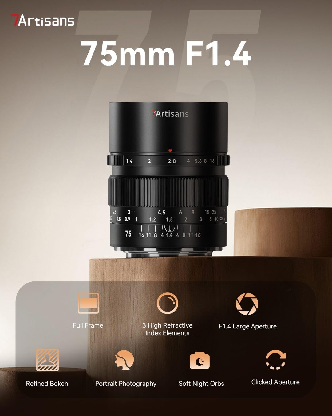 7artisans 75 mm F1.4 per Nikon Z-Mount - immagine 2