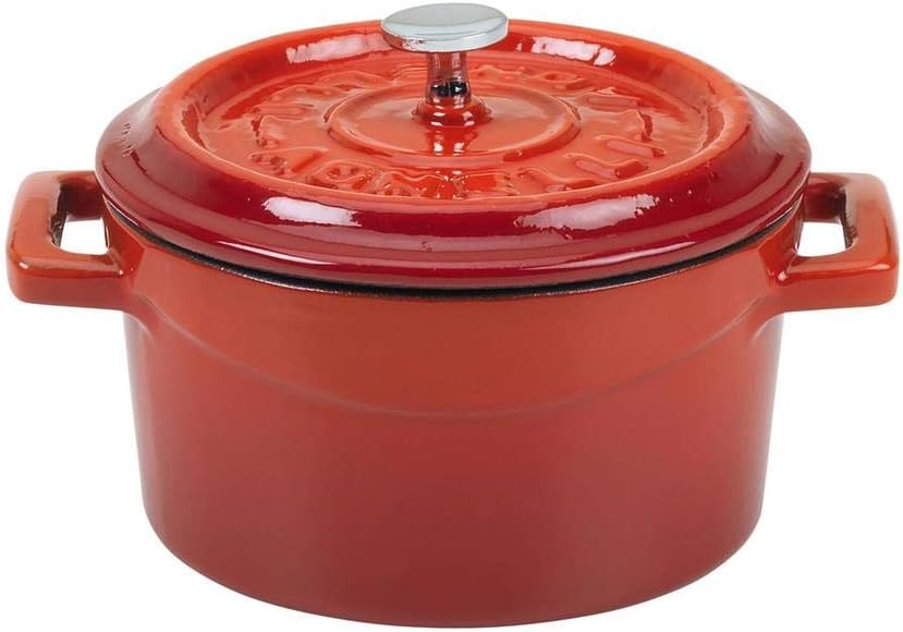Pentole Agnelli SLOWCOOK Casseruola 0.8 L - 14cm, Rosso - immagine 3