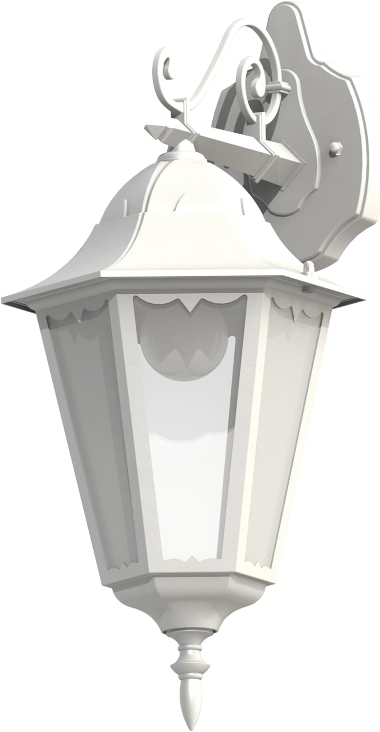 Eglo Navedo Lampada da Parete per Esterni E27, Bianco - immagine 1