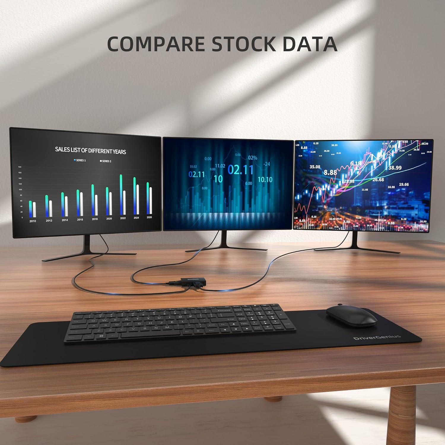 Drivergenius Adattatore USB 3.0 HDMI/DVI/VGA 3-in-1 - immagine 4