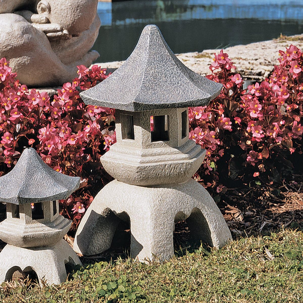 Design Toscano Lanterna Pagoda Statua da Esterni 43,25 cm - immagine 4