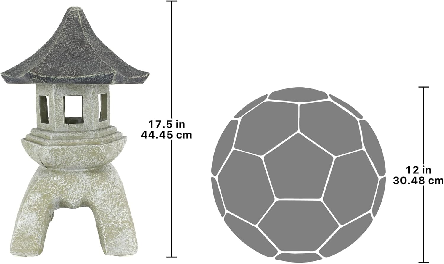 Design Toscano Lanterna Pagoda Statua da Esterni 43,25 cm - immagine 6
