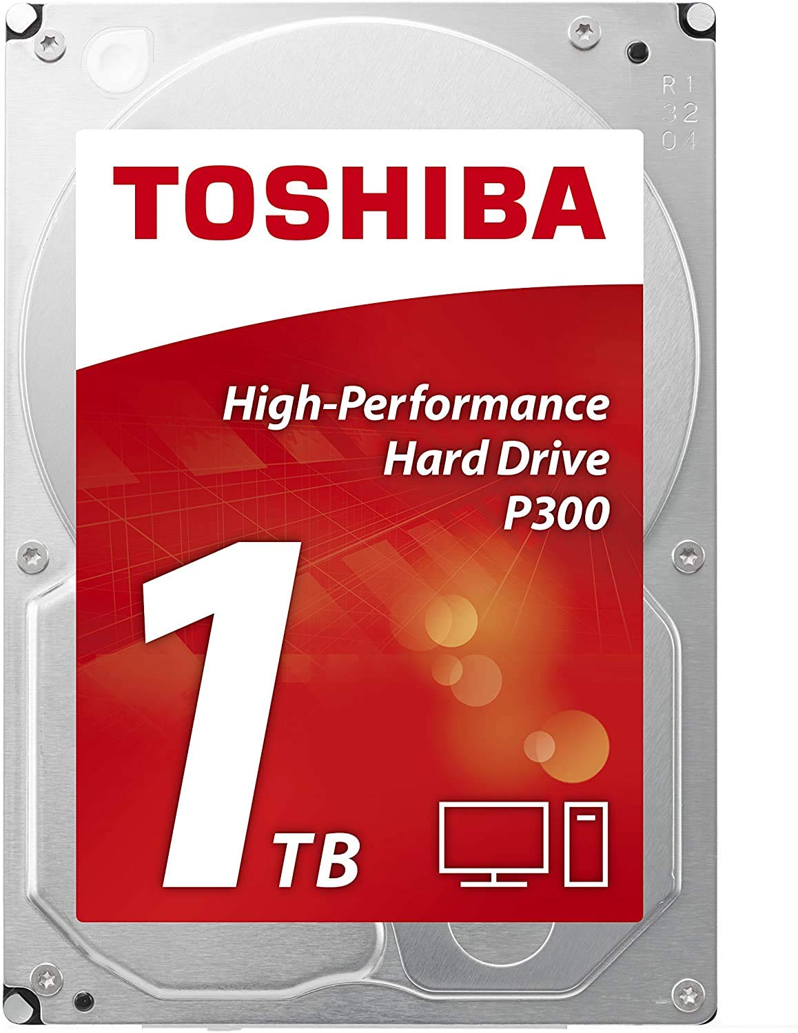 TOSHIBA - Disque dur Interne - P300 - 1To - 7 200 tr/min - 3.5 HDWD110EZSTA
