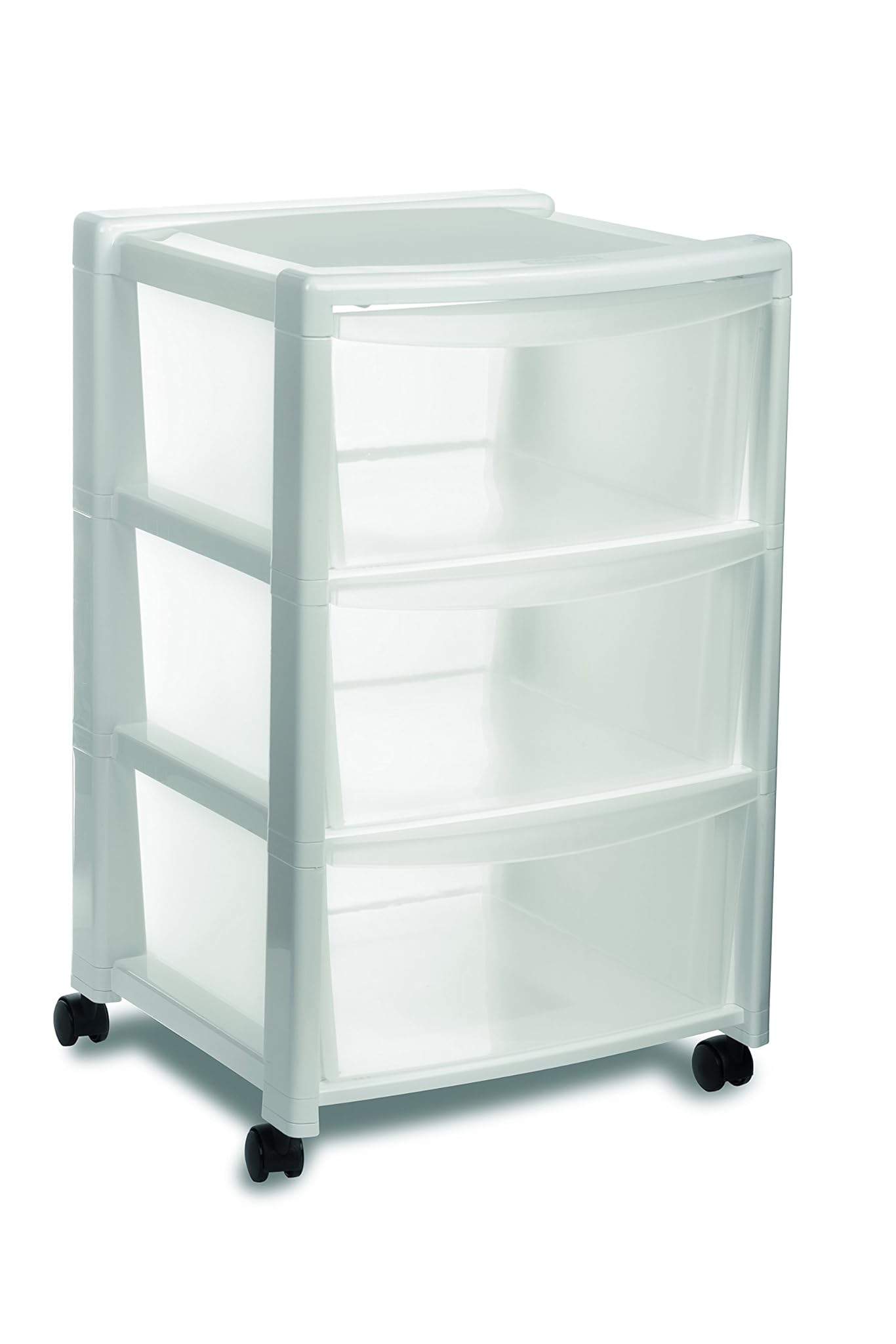 Stefanplast Cassettiera 3 cassetti, cm 40x40x63h