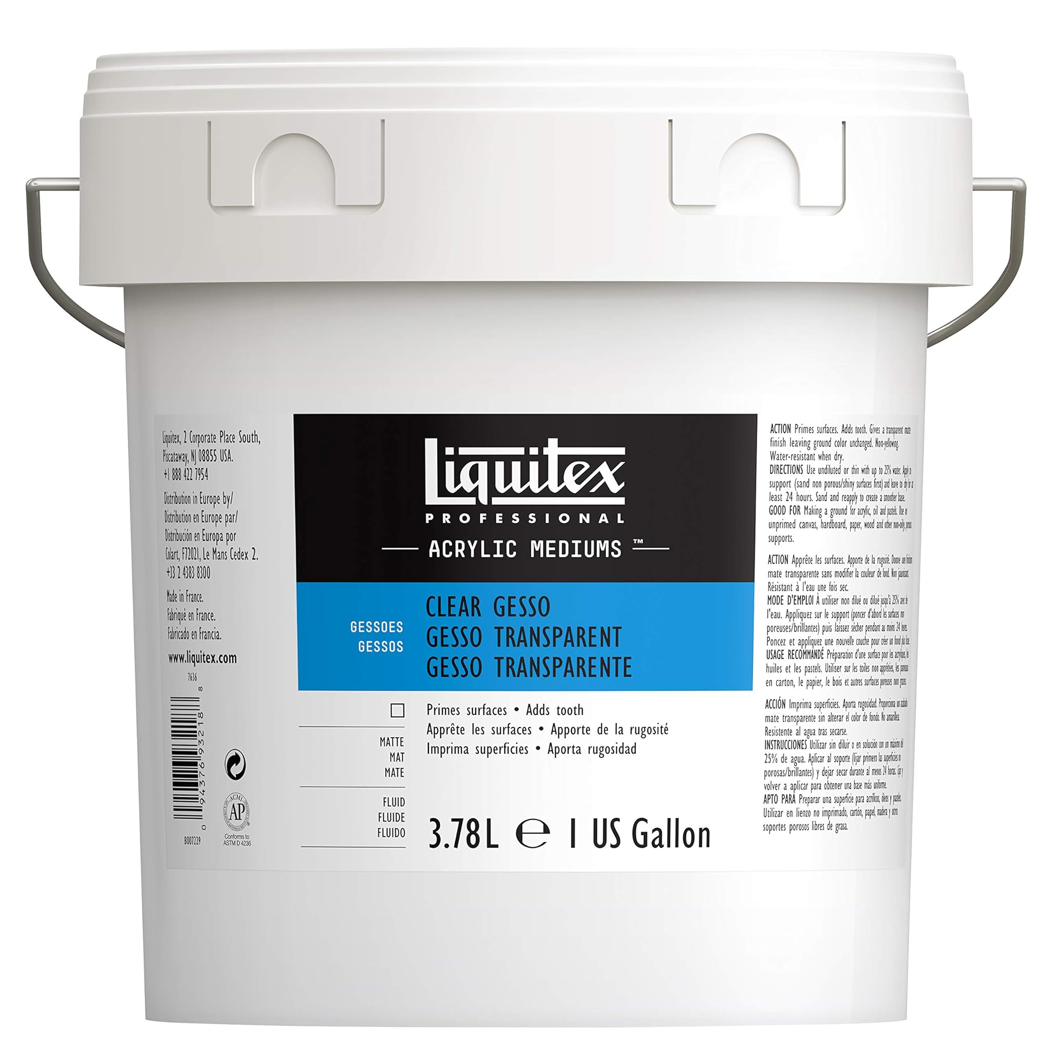 Liquitex Professional - Gesso Trasparente 3,79 l