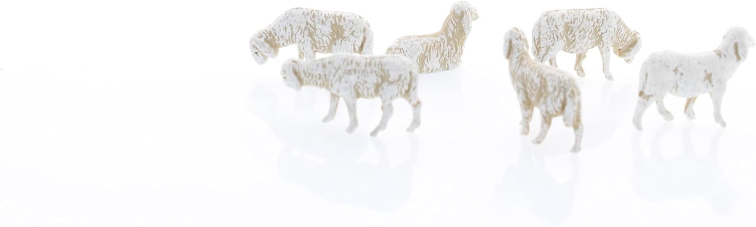 Moranduzzo 6 Pecore Assortite per Presepe 3,5cm - immagine 3