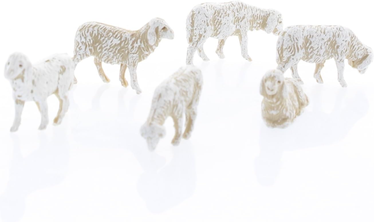 Moranduzzo 6 Pecore Assortite per Presepe 3,5cm - immagine 4