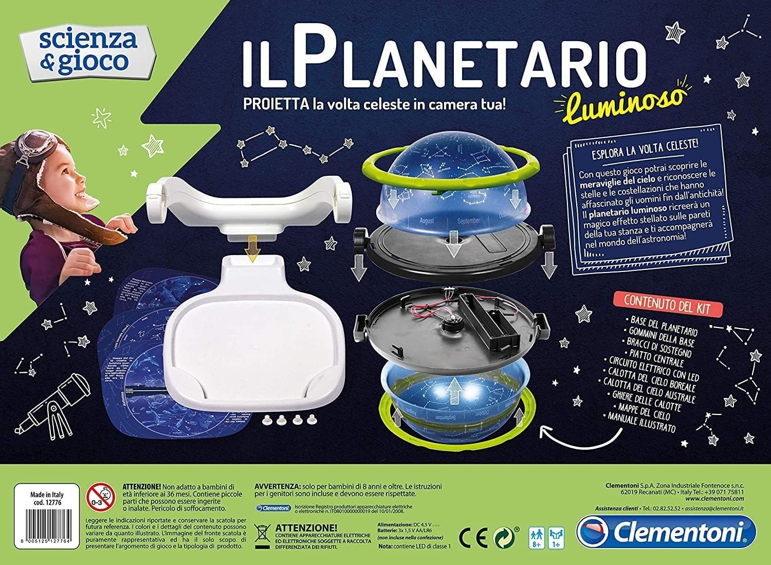 Clementoni - Scienza e Gioco Lab - Planetario Luminoso - immagine 3
