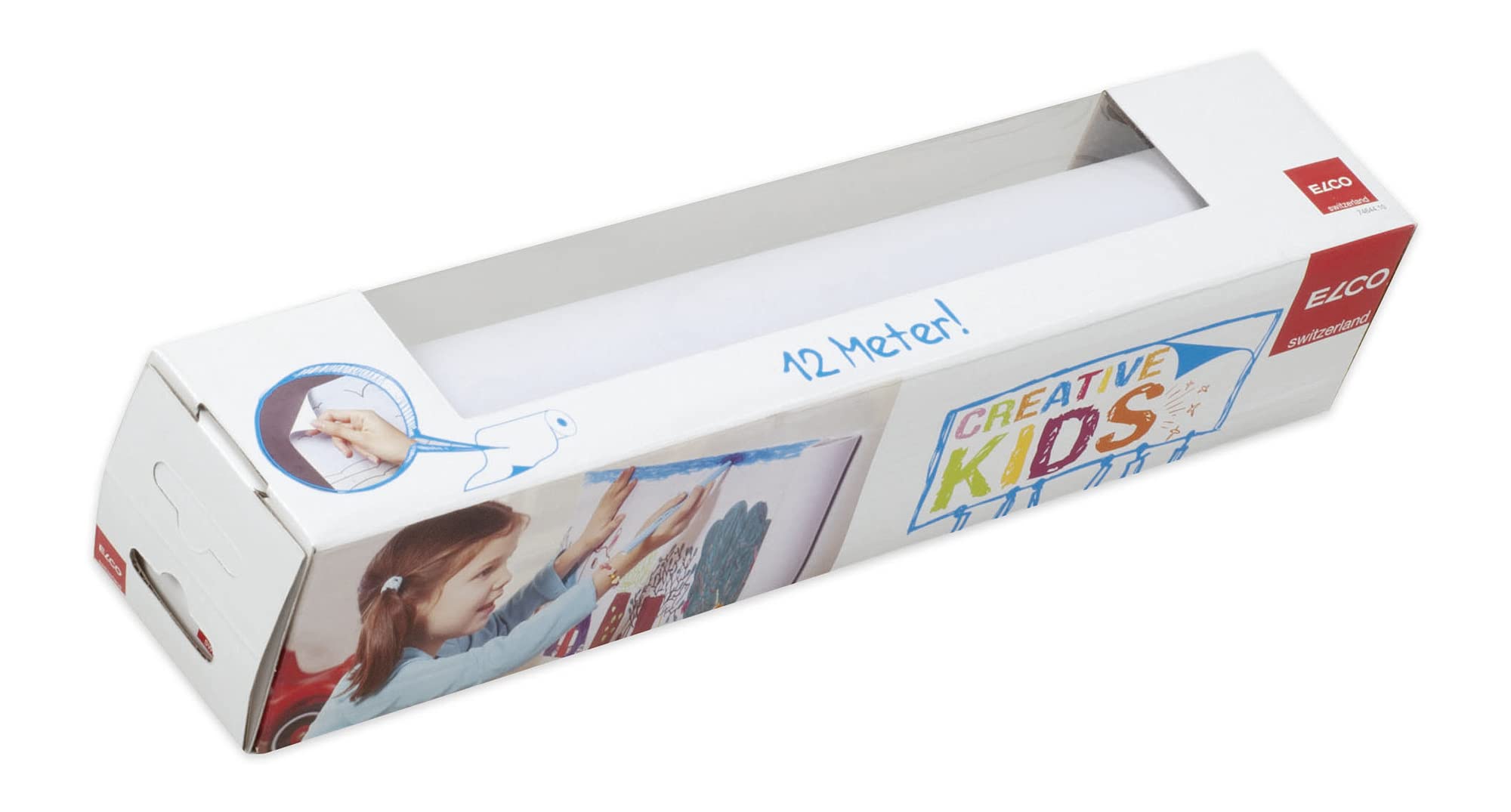 Elco Creative Kids Rotolo di Carta da Disegno 30cm x 12,2m