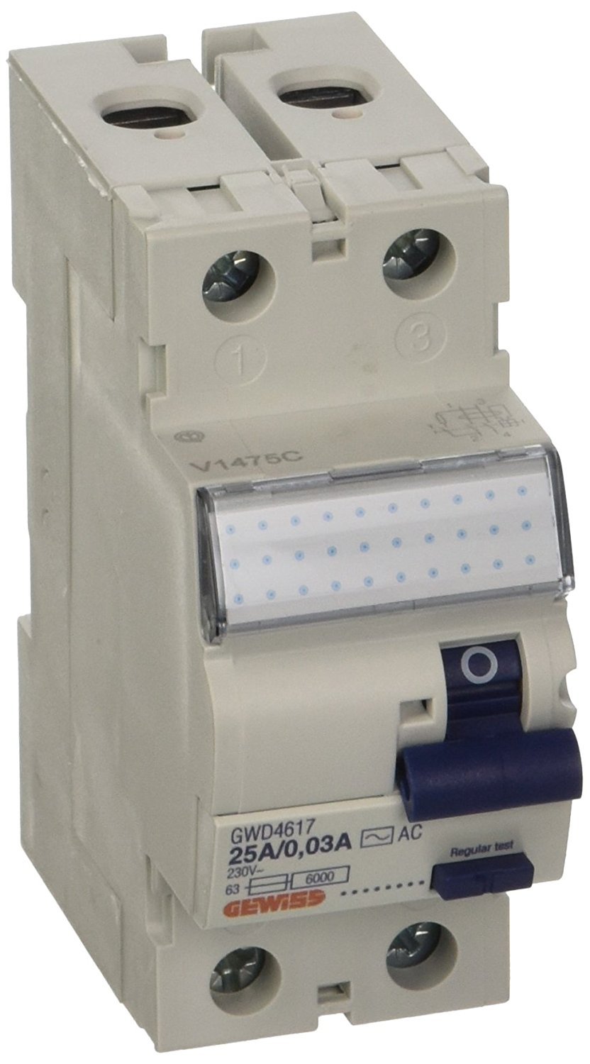 Gewiss GWD4617 - Interruttore Differenziale Puro 2P 25A