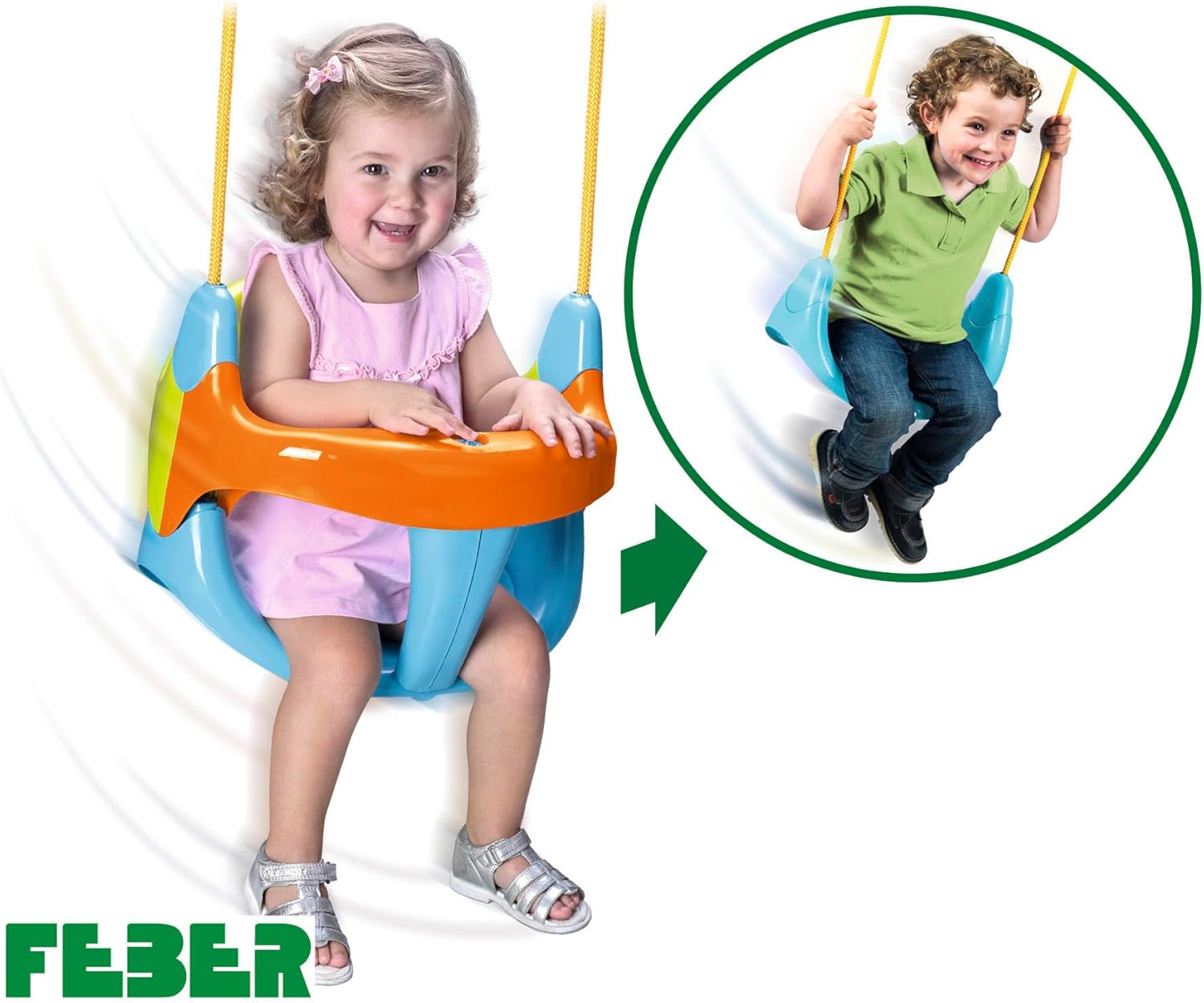 FEBER Evolution Swing Altalena, Famosa (800010239) - immagine 6