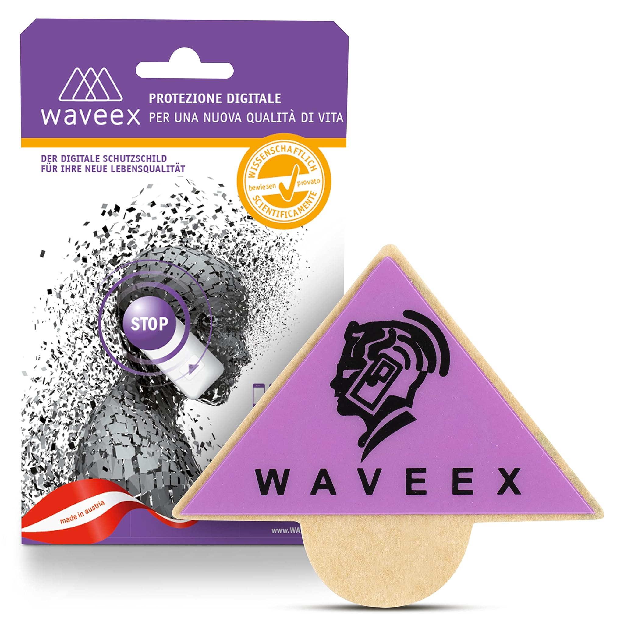Waveex 5 PC. Adesivo di Protezione dalle Radiazioni